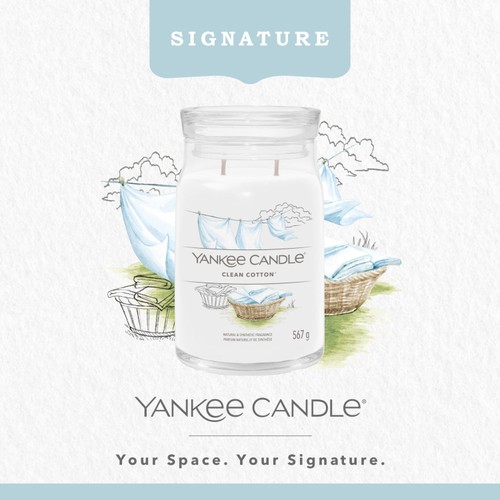 Yankee Candle Clean Cotton Signature Large Jar Candle