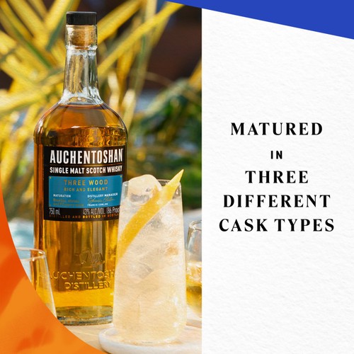 Auchentoshan Three Wood Single Malt Scotch Whisky