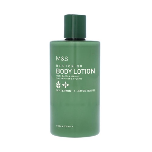 M&S Restoring Body Lotion Watermint & Lemon Basil