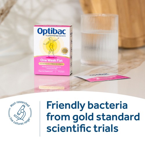 Optibac Probiotics One Week Flat - 7 Sachets