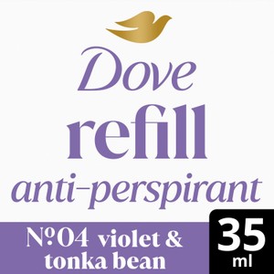 Dove Violet And Tonka Bean Anti Perspirant Refill Pack 35Ml