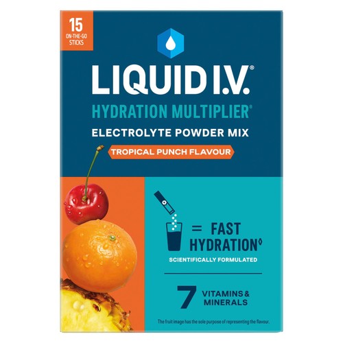 LIQUID IV Hydration Tropical Punch Electrolytes 