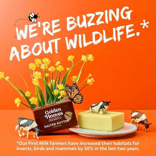Golden Hooves regenerative Salted Butter