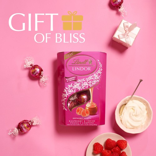 Lindt Lindor Raspberry & Cream