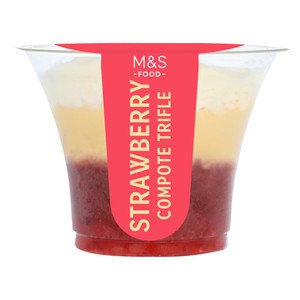 Strawberry Compote Trifle