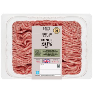 M&S Organic Lamb Mince 20% Fat