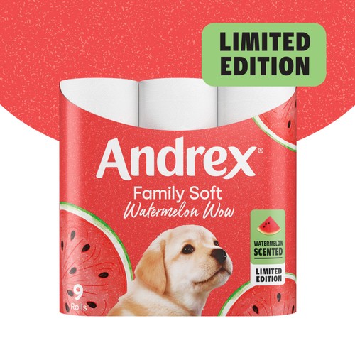 Andrex Family Soft Watermelon Toilet Roll