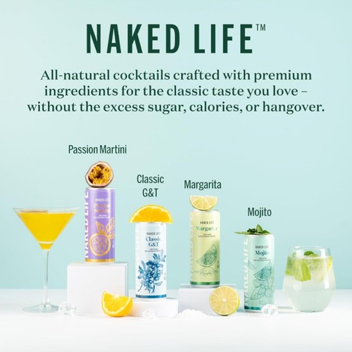 Naked Life Non-Alcoholic Cocktail Margarita