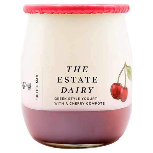 The Estate Dairy Greek Style Yoghurt with Cherry Compote
