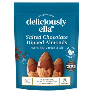 Deliciously Ella Salted Chocolate Dipped Almonds 75g