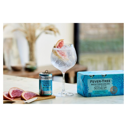 Fever-Tree Light Mediterranean Tonic Cans