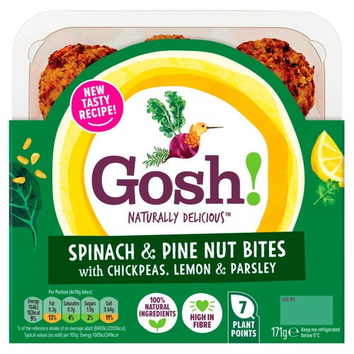 Gosh! Spinach & Pine Nut Falafel Bites