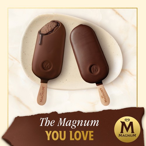 Magnum Double Chocolate Ice Cream Sticks
