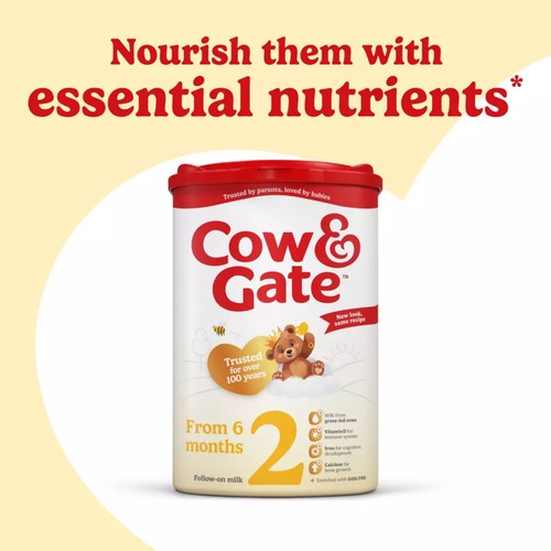 Cow & Gate 2 Follow On Baby Milk Formula Powder 6-12 Months