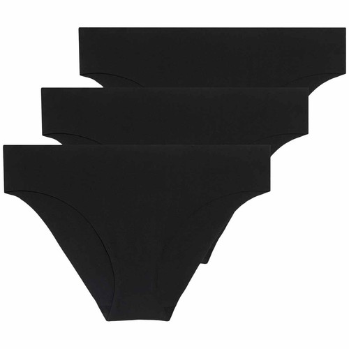 M&S Womens Brazilian Knickers, 18, Black