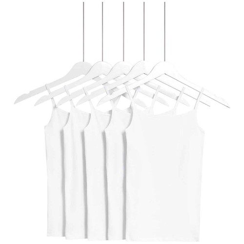M&S Girls Cotton Rich Camis, 5-6 Years