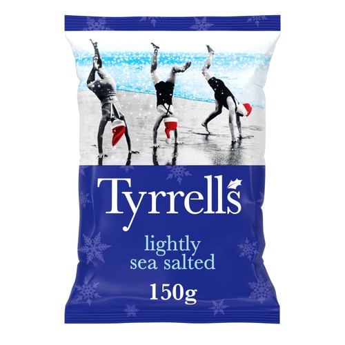 Tyrrells Lightly Sea Salted Sharing Crisps
