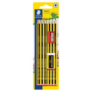 Staedtler Noris HB Pencil, Eraser & Sharpener Set