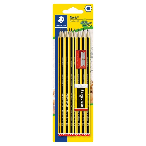 Staedtler Noris HB Pencil, Eraser & Sharpener Set