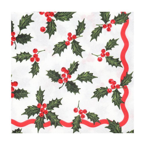 Talking Tables Fun Holly Napkin
