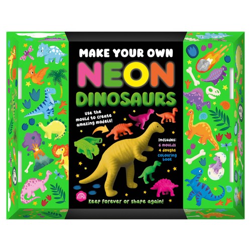 Igloo Books - Mega Box - Make Your Own Neon Dinosaurs
