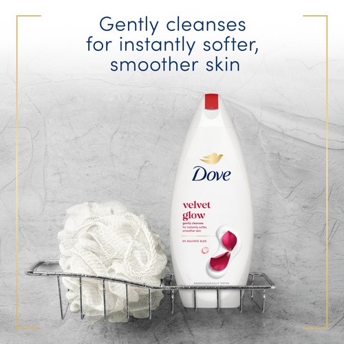 Dove Velvet Glow Body Wash Shower Gel