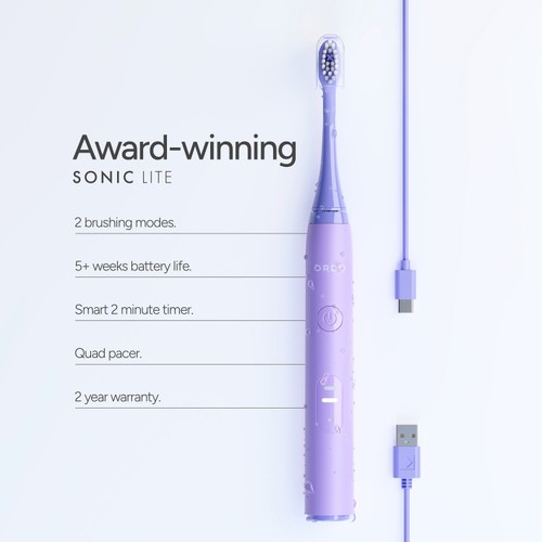 Ordo Sonic Lite Electric Toothbrush - Lavender