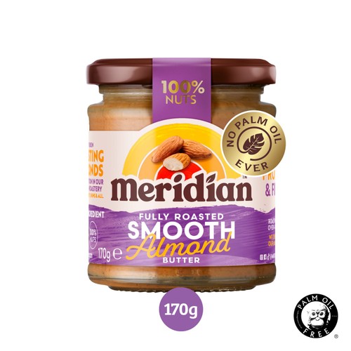 Meridian Almond Butter Smooth 100% Nuts