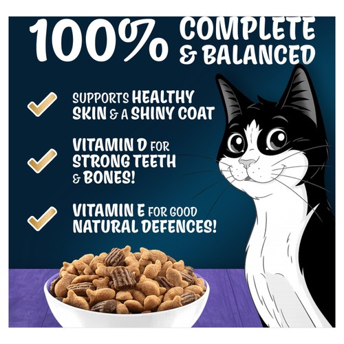 Felix Doubly Delicious Senior 7+ Salmon & Vegetables Dry Cat Food