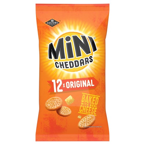 Jacob's Mini Cheddars Original Multipack Baked Snacks
