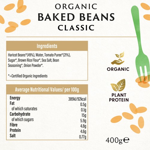 Biona Organic Baked Beans in Rich Tomato Sauce