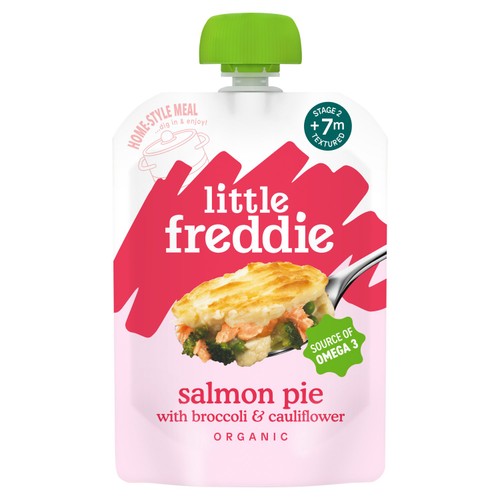 Little Freddie Organic Salmon Pie Baby Food Pouch 7+ Months