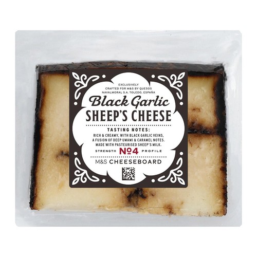 M&S Black Garlic Sheep's Cheese