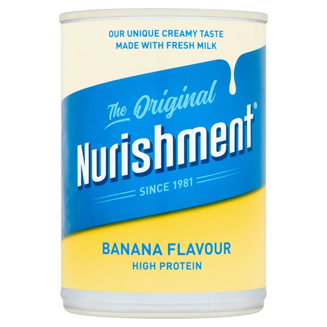 Nurishment Original Banana Milkshake Nutritional Milk Drink 400g