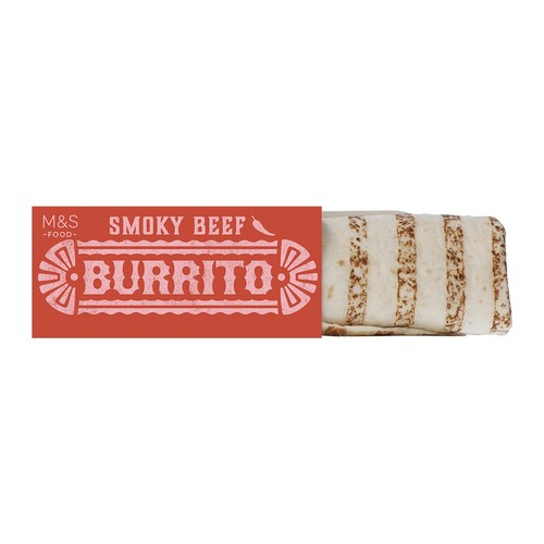 M&S Smoky Beef Burrito