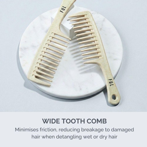 FUL Wide Tooth Comb Detangling for Wet, Curly, Wavy & Frizzy Hair