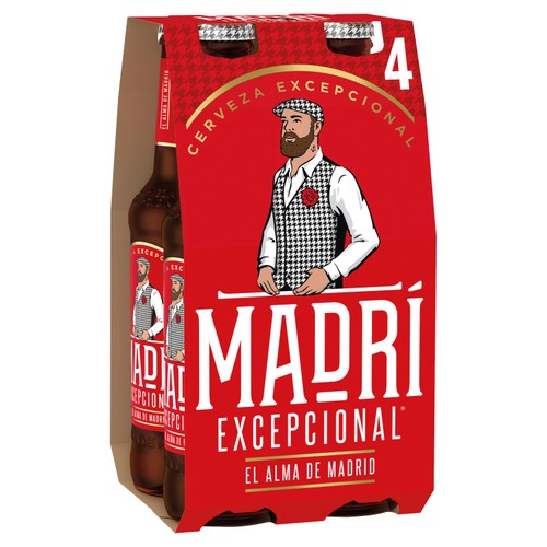 Madri Excepcional Premium Lager Beer Bottle