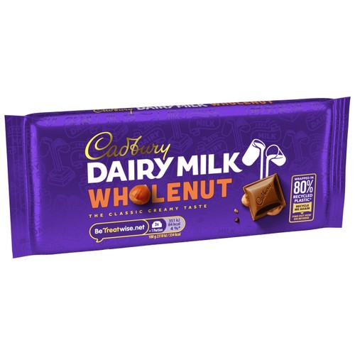 Cadbury Dairy Milk Whole Nut Chocolate Bar