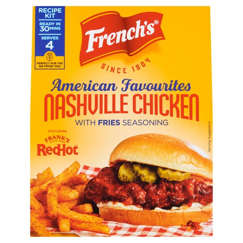 French's Nashville Chicken with Fries Seasoning Recipe Kit Ocado