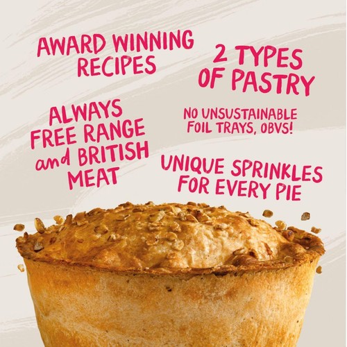 Pieminister Moo Pie with British Beef Steak & Ale