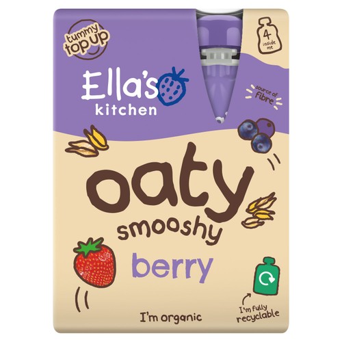 Ella's Kitchen Oaty Berry Smoothie Baby Pouch 12+ Months
