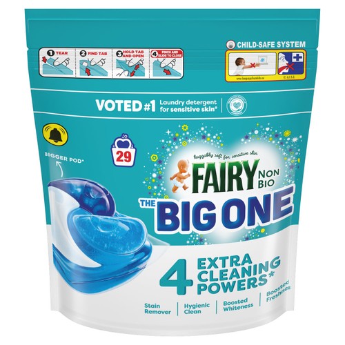 Fairy Non Bio Big One Washing Liquid Pods 29 Washes