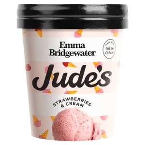 Jude's Strawberries & Cream Ice Cream