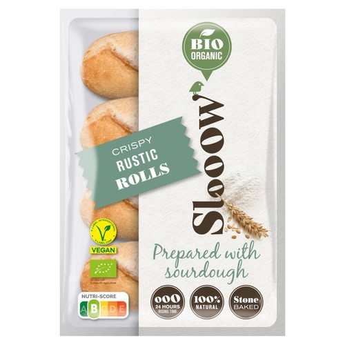 SlooOW Crispy Rustic Bake at Home Rolls
