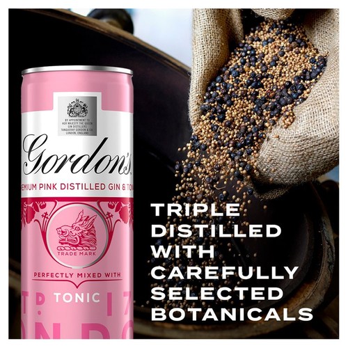Gordon's Pink Gin & Tonic Can