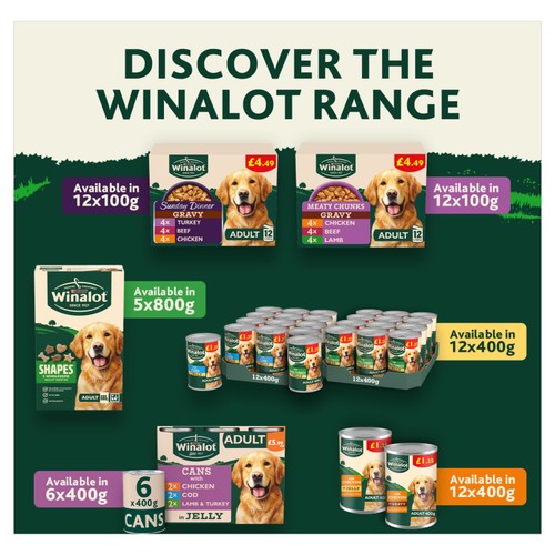 Winalot Classics Mixed in Jelly Lamb & Turkey Wet Dog Food