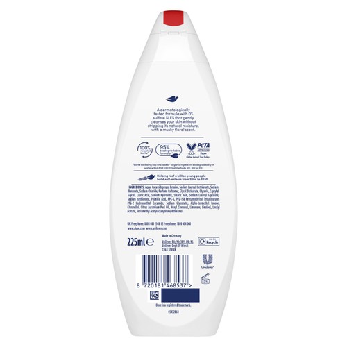 Dove Velvet Glow Body Wash Shower Gel