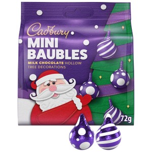 Cadbury 12 Chocolate Bauble Tree Decorations