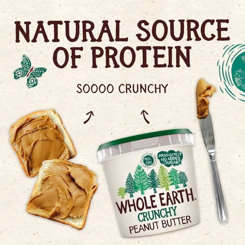 Whole Earth Crunchy Peanut Butter