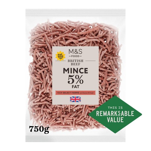 M&S Beef Mince 5% Fat Frozen